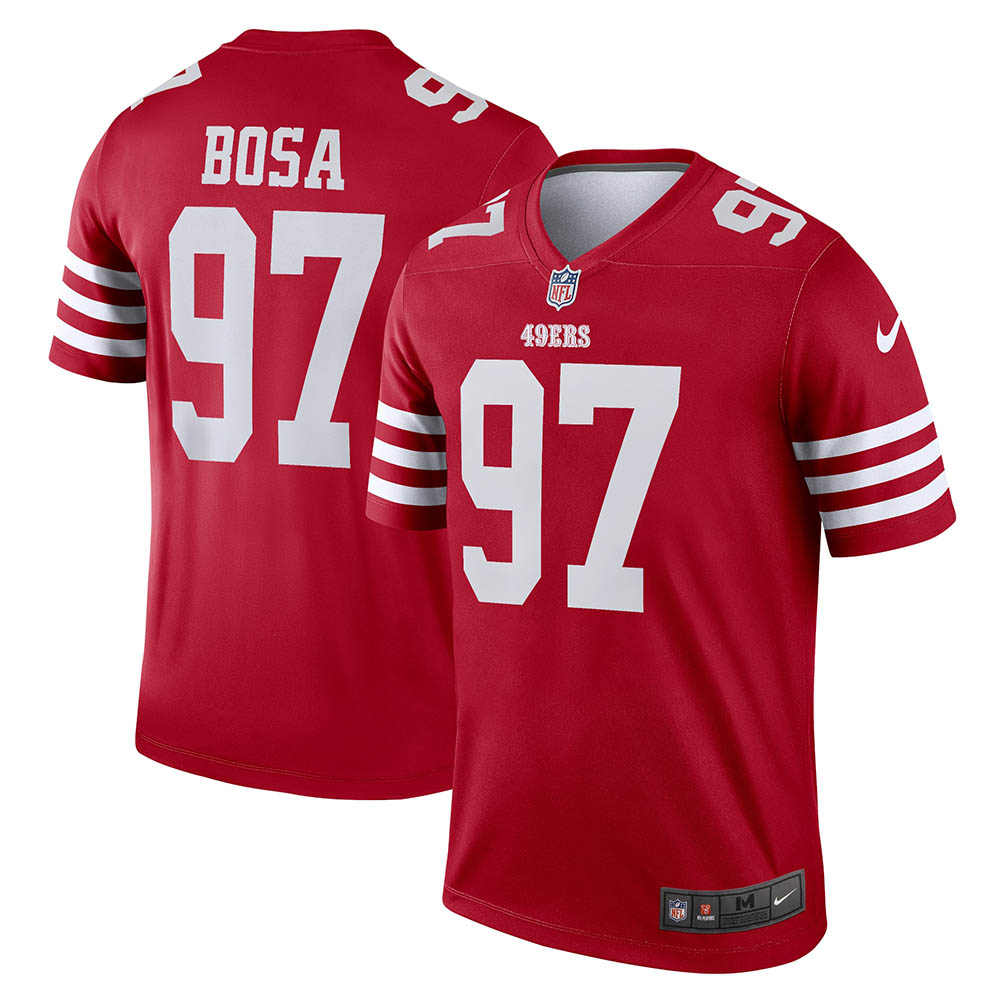 Men's San Francisco 49ers Nick Bosa Legend Jersey Scarlet